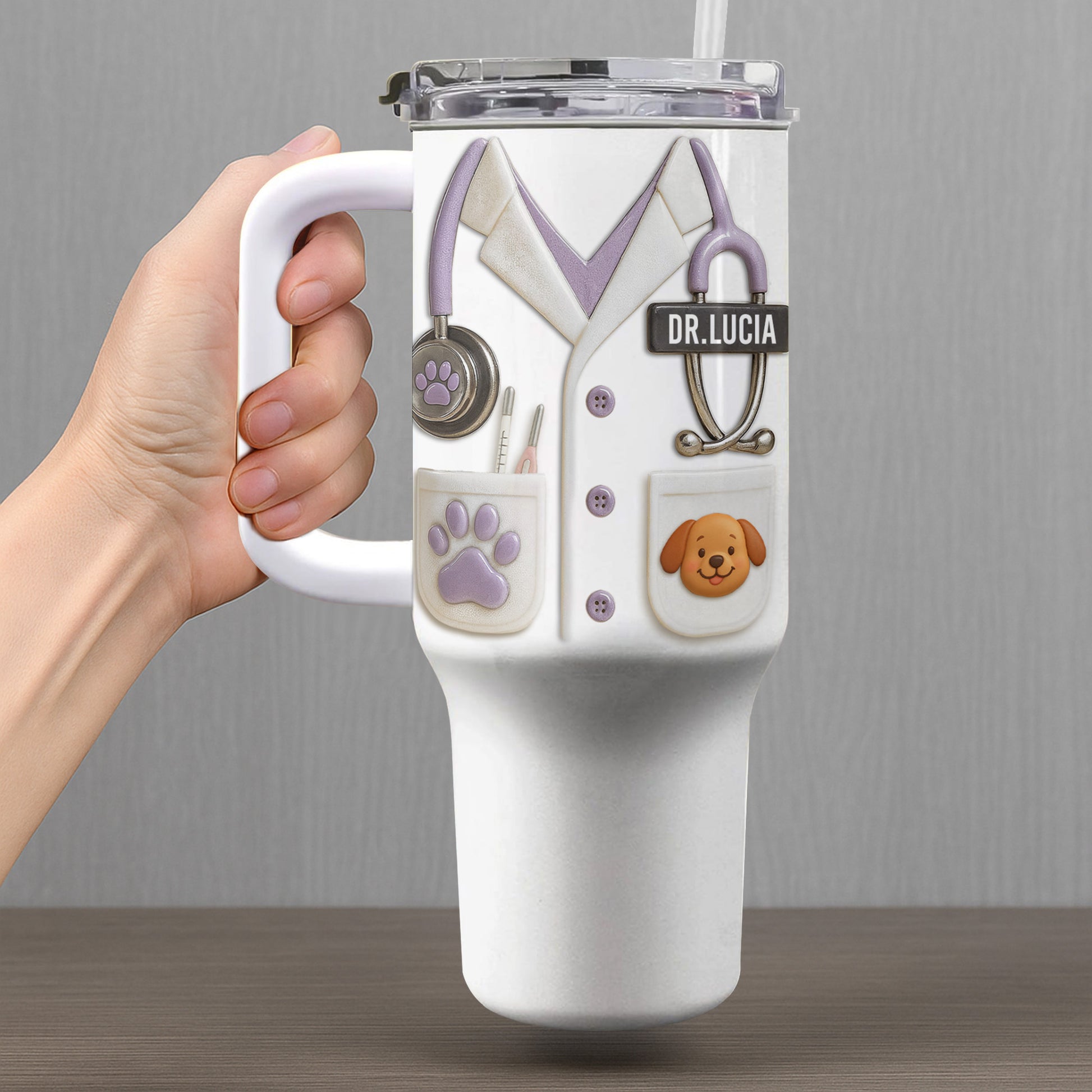 Capture The Spirit Of Caring, Stethoscope, Paw Print