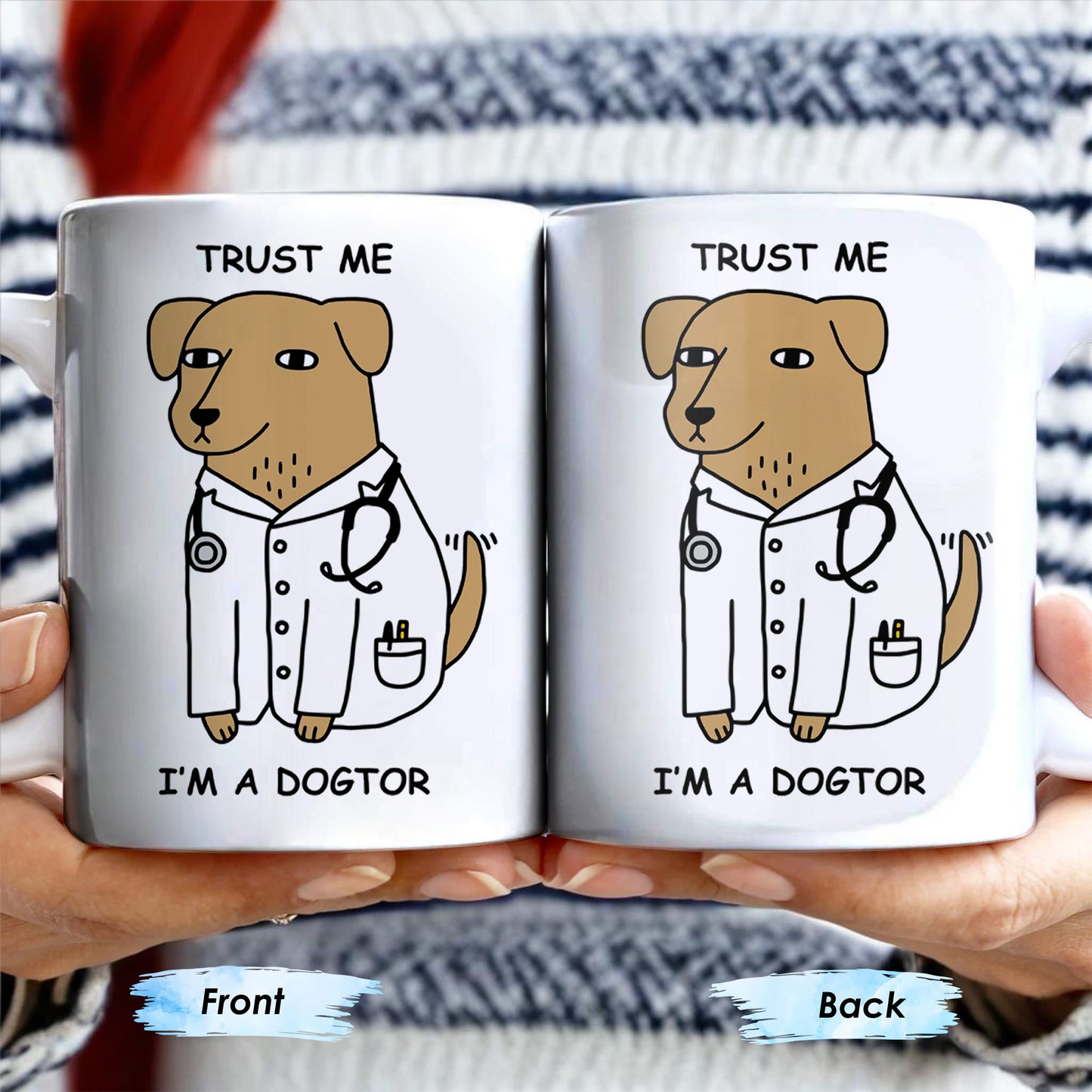 Trust Me, I'm A Dogtor, Dog With Stethoscope