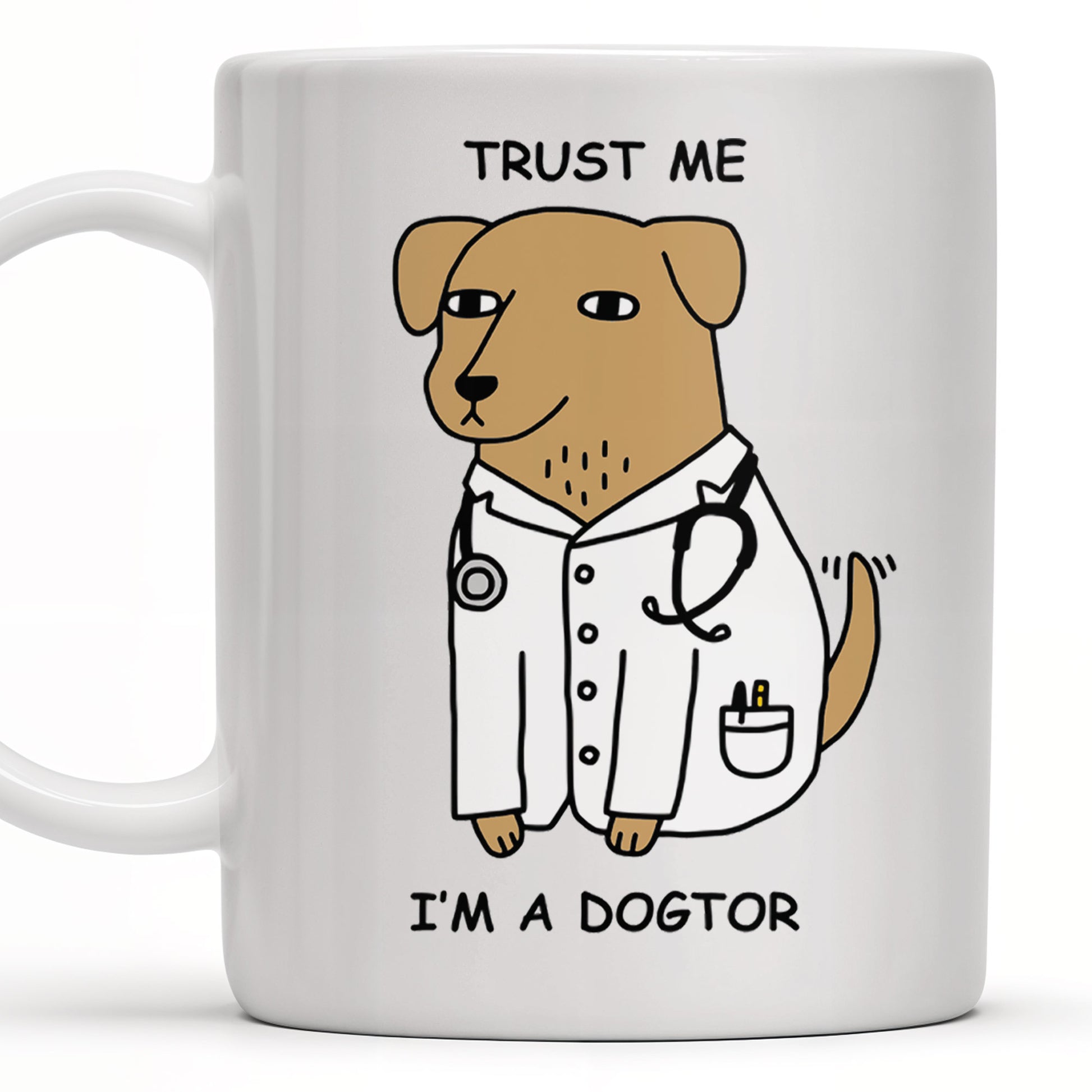 Trust Me, I'm A Dogtor, Dog With Stethoscope