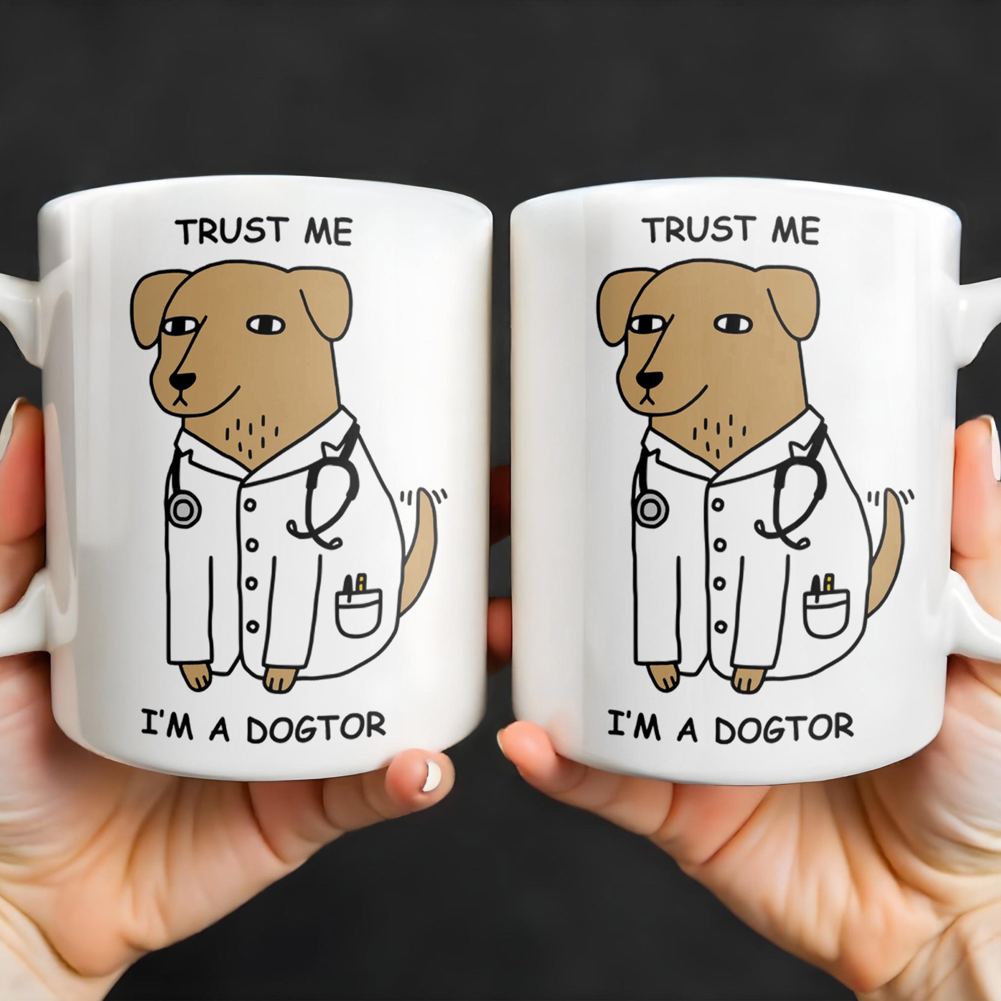 Trust Me, I'm A Dogtor, Dog With Stethoscope