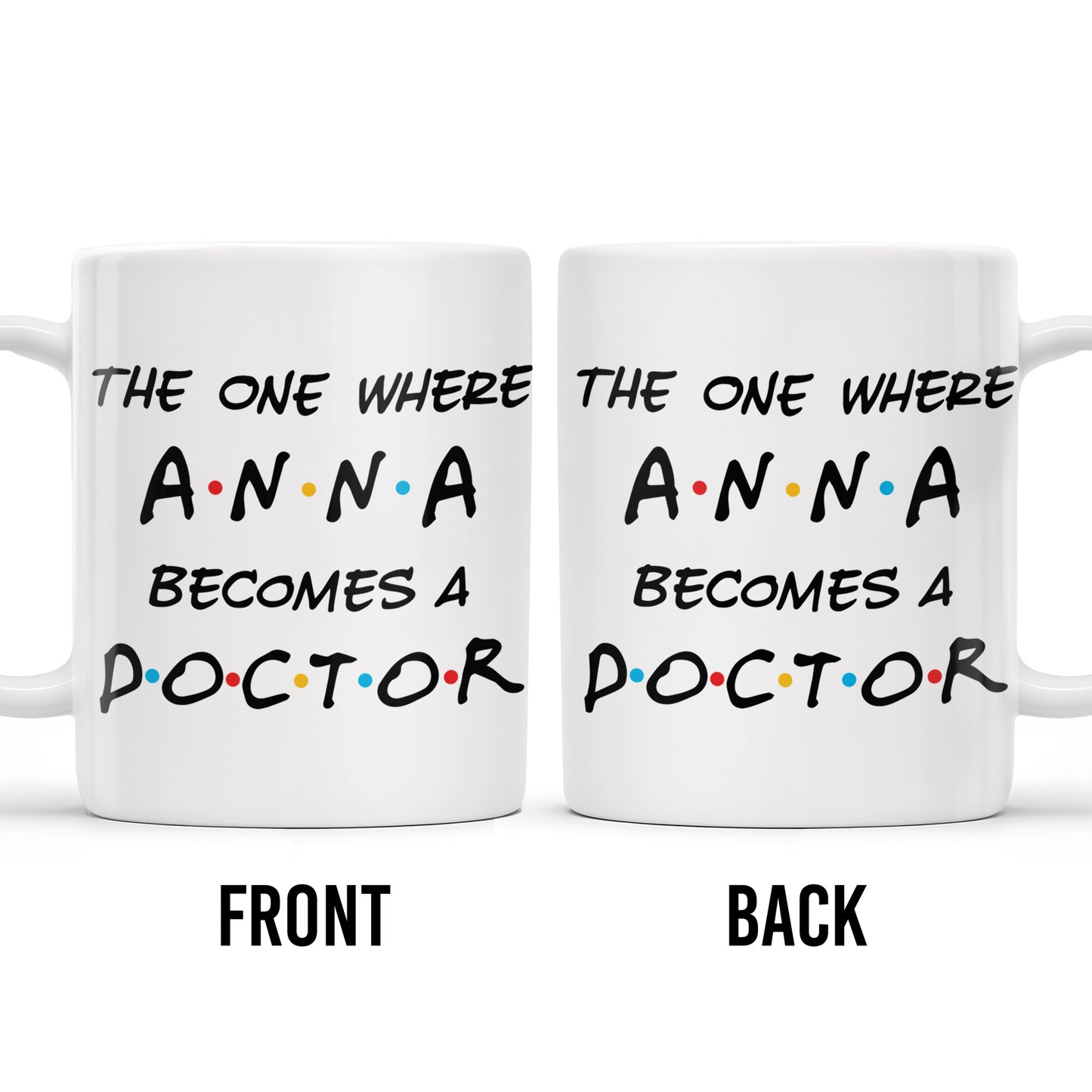 The One Where A.N.A Becomes A Doctor, Lettering Design