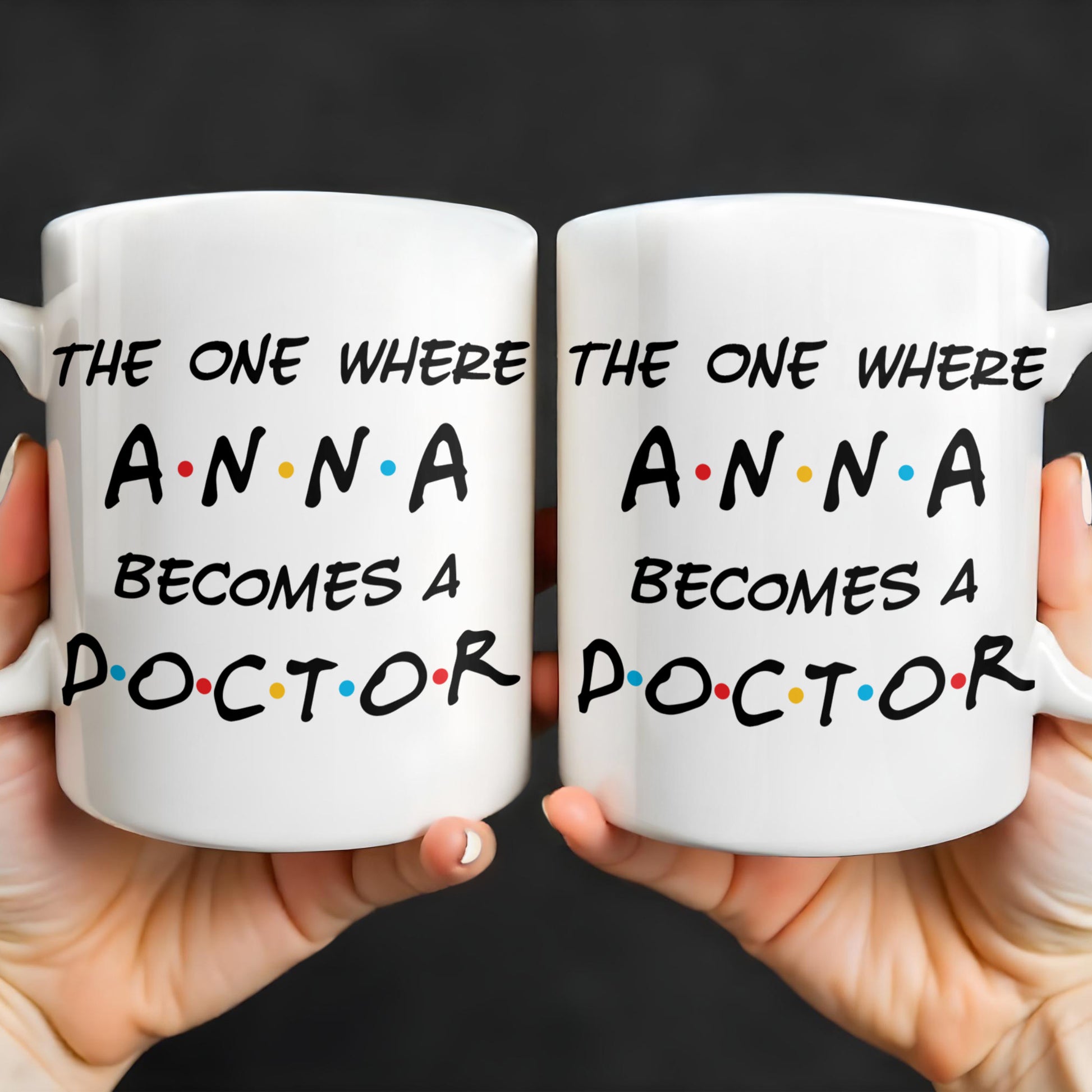 The One Where A.N.A Becomes A Doctor, Lettering Design