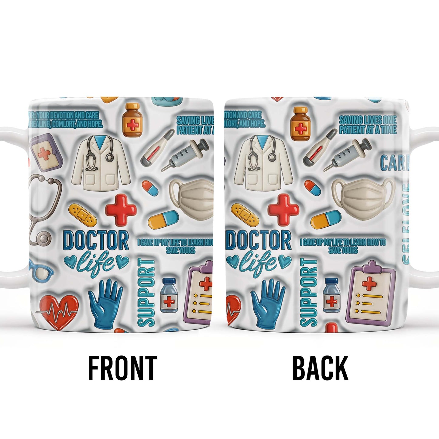 Devotion And Care, Comfort And Hope, Medical Icons