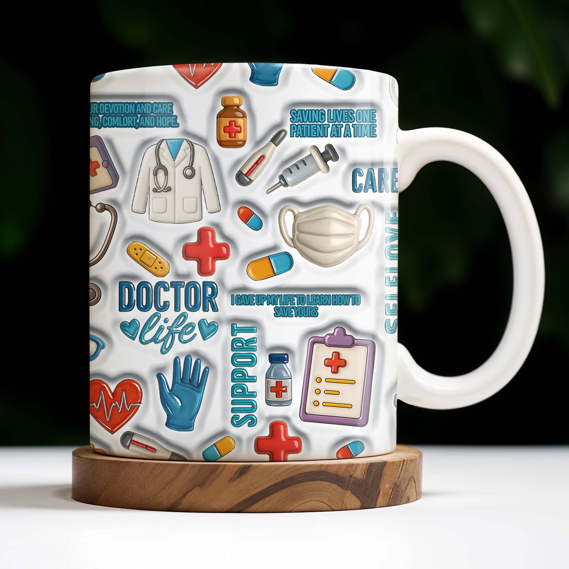 Devotion And Care, Comfort And Hope, Medical Icons