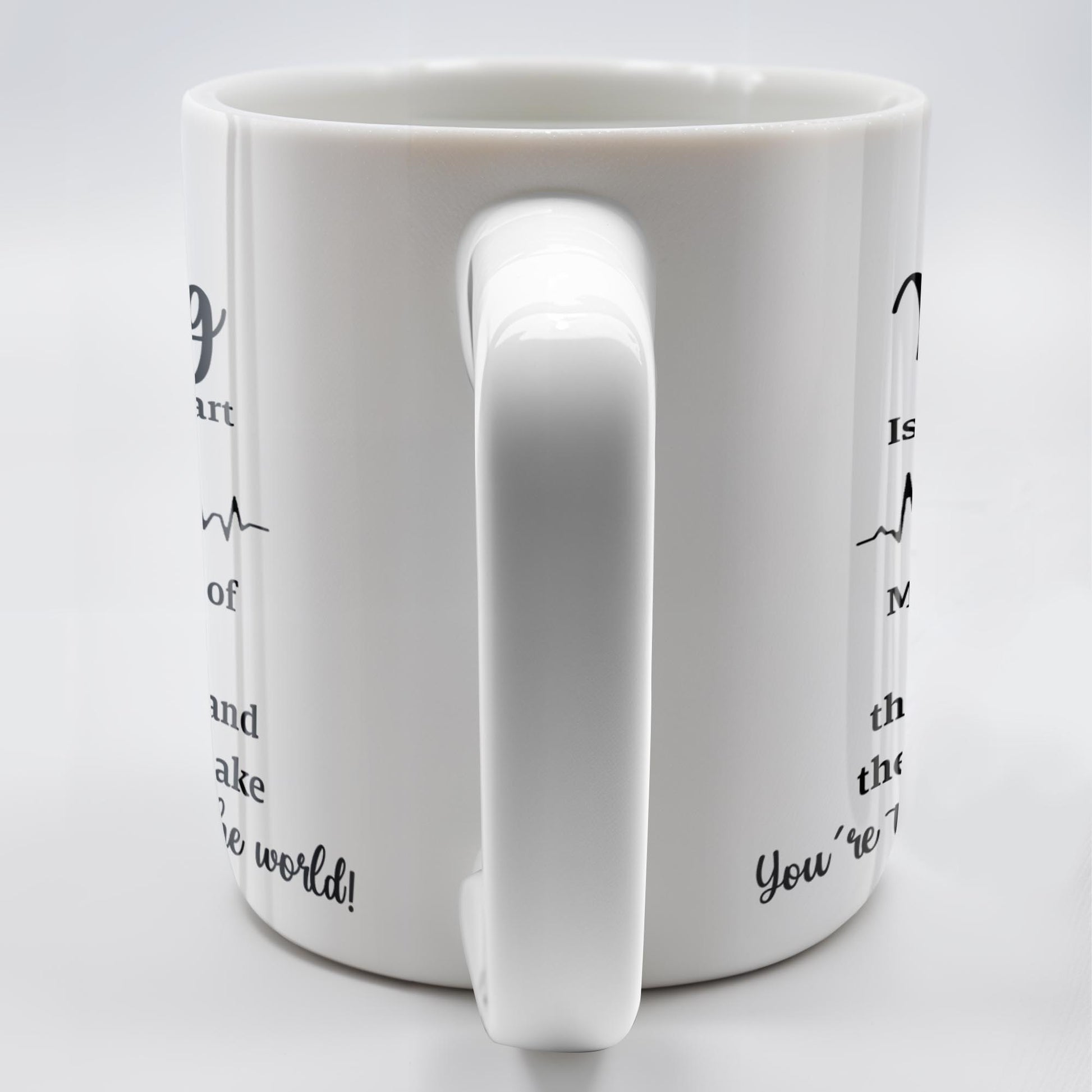 Nursing Is A Work Of Heart, Nurse Cap And Heart Rate Line