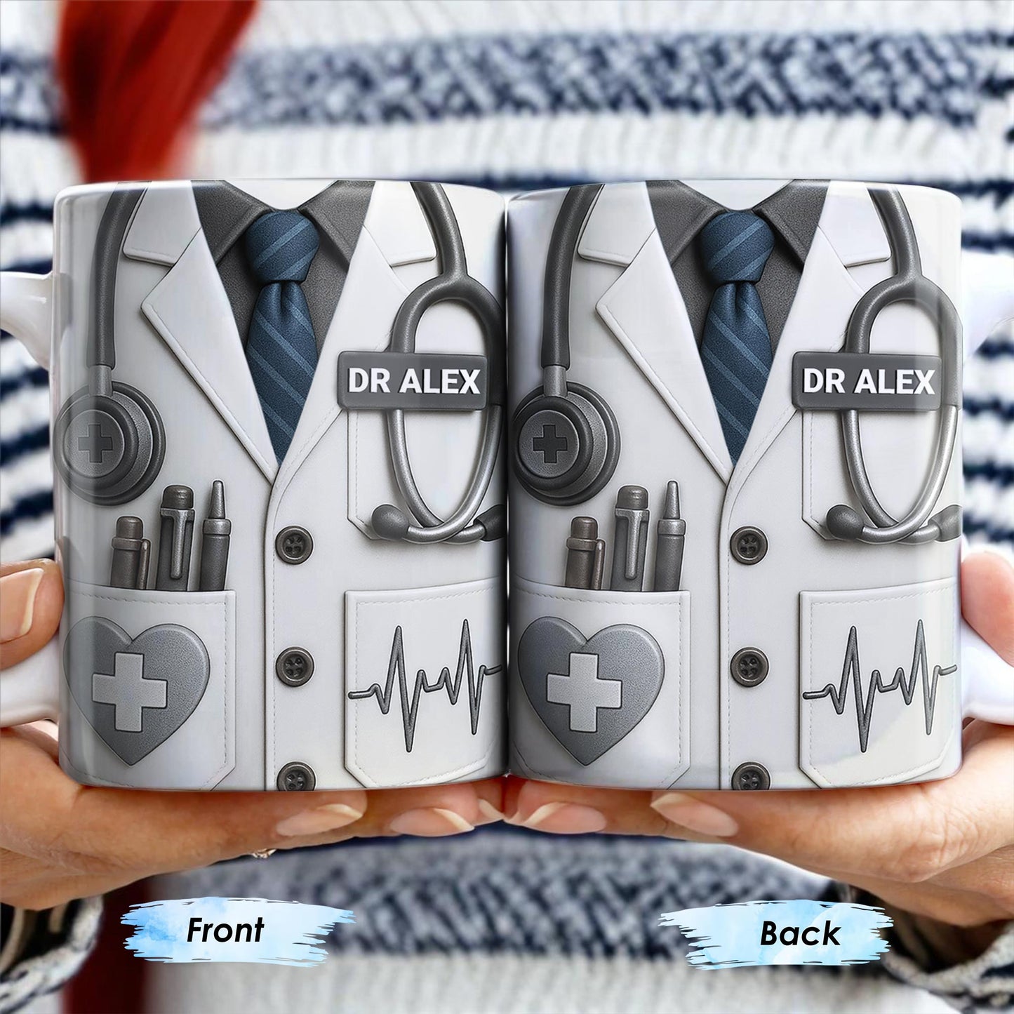 Celebrate The Dedication And Care Of Medical Professionals, Stethoscope And Doctor’s Coat