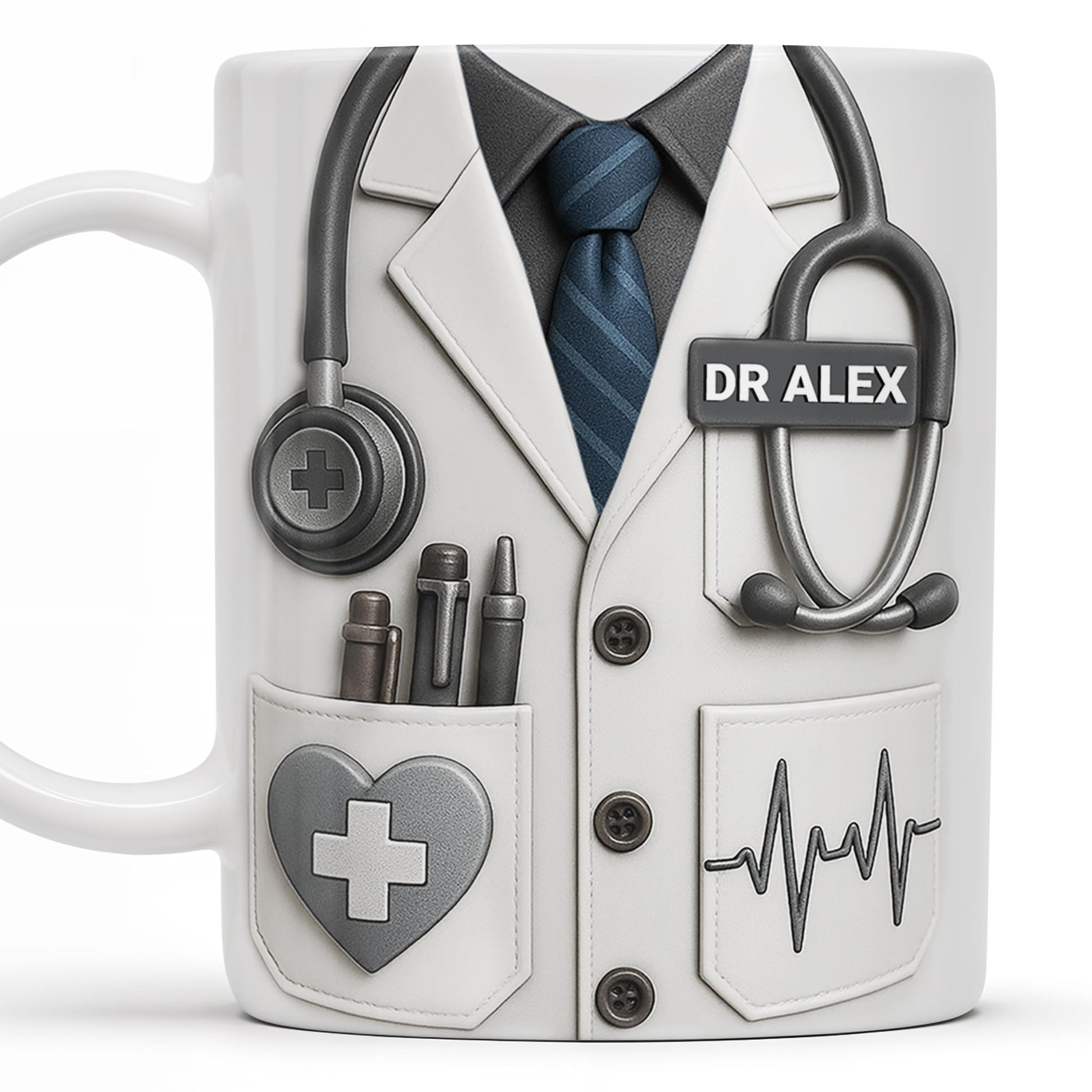 Celebrate The Dedication And Care Of Medical Professionals, Stethoscope And Doctor’s Coat