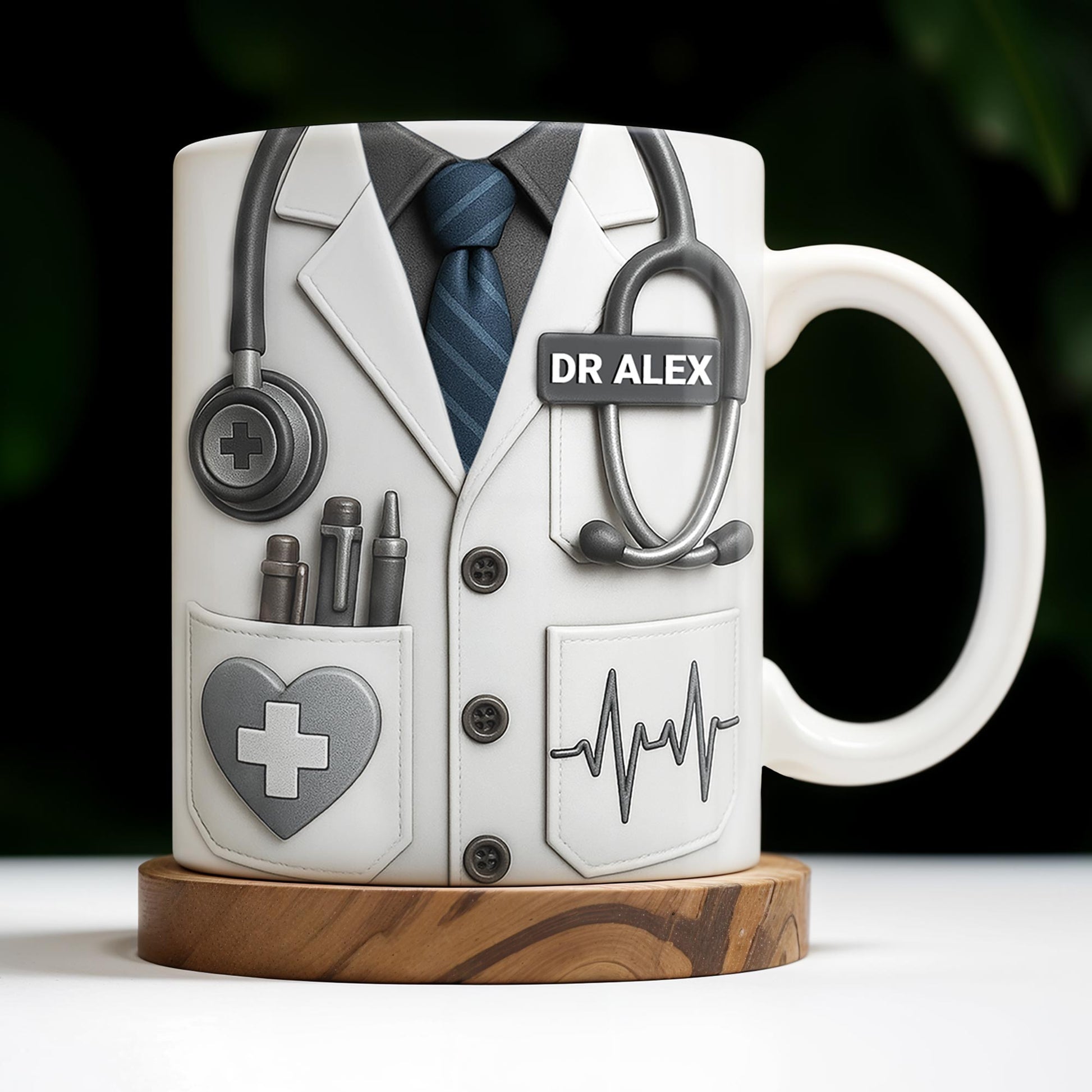 Celebrate The Dedication And Care Of Medical Professionals, Stethoscope And Doctor’s Coat
