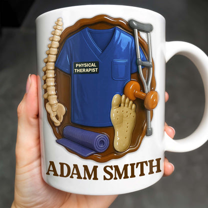 Physical Therapist, Tools, and Medical Uniform