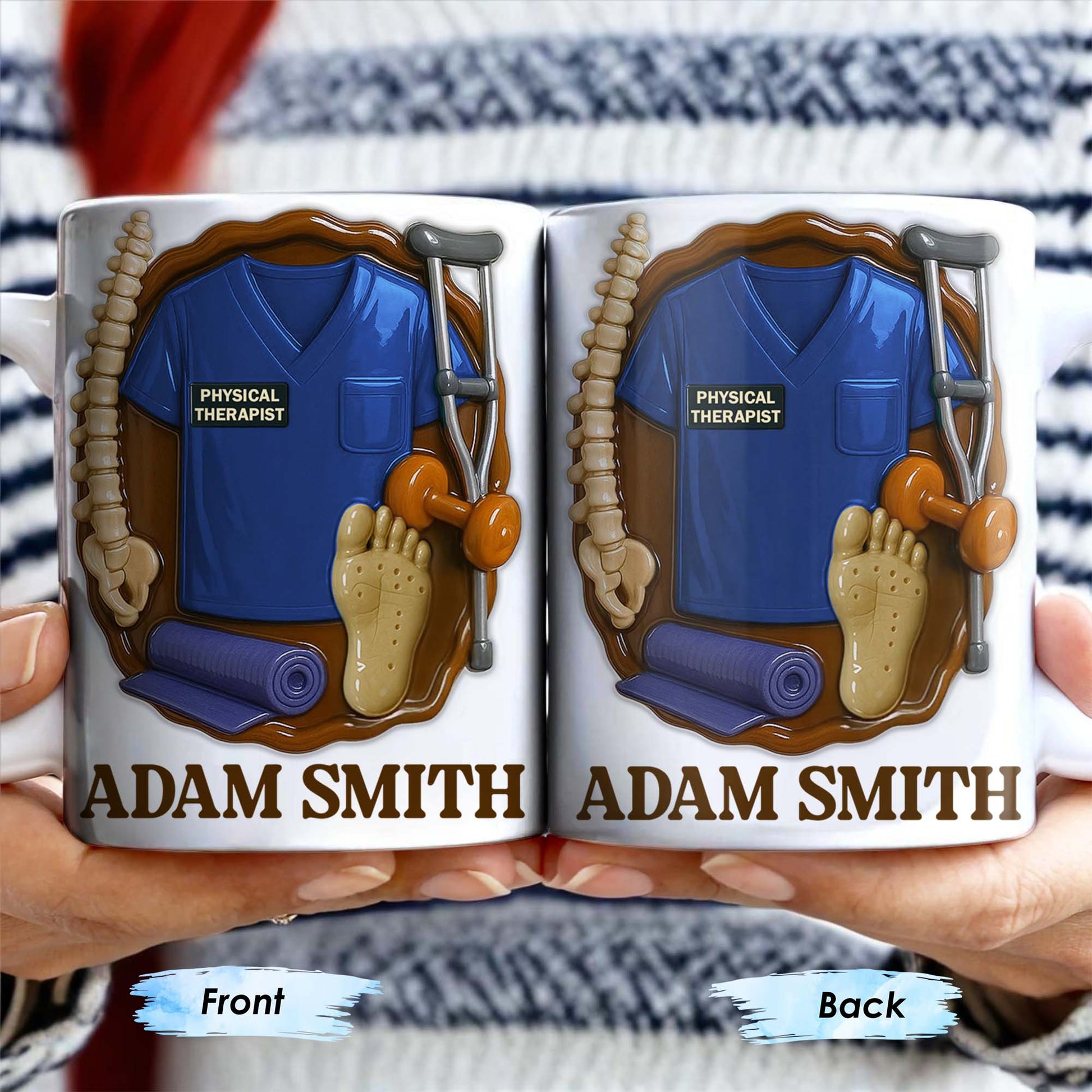 Physical Therapist, Tools, and Medical Uniform