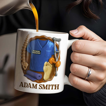 Physical Therapist, Tools, and Medical Uniform