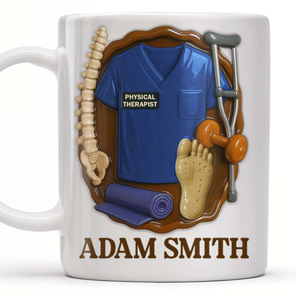 Physical Therapist, Tools, and Medical Uniform