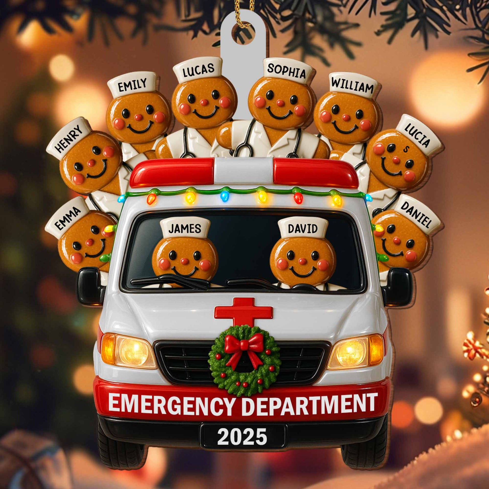 Celebrate Your Emergency Department Team Holiday Ambulance