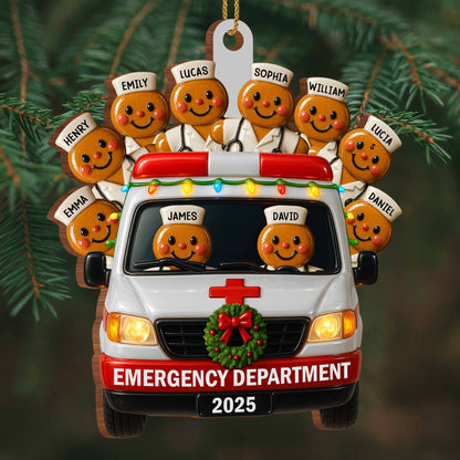 Celebrate Your Emergency Department Team Holiday Ambulance