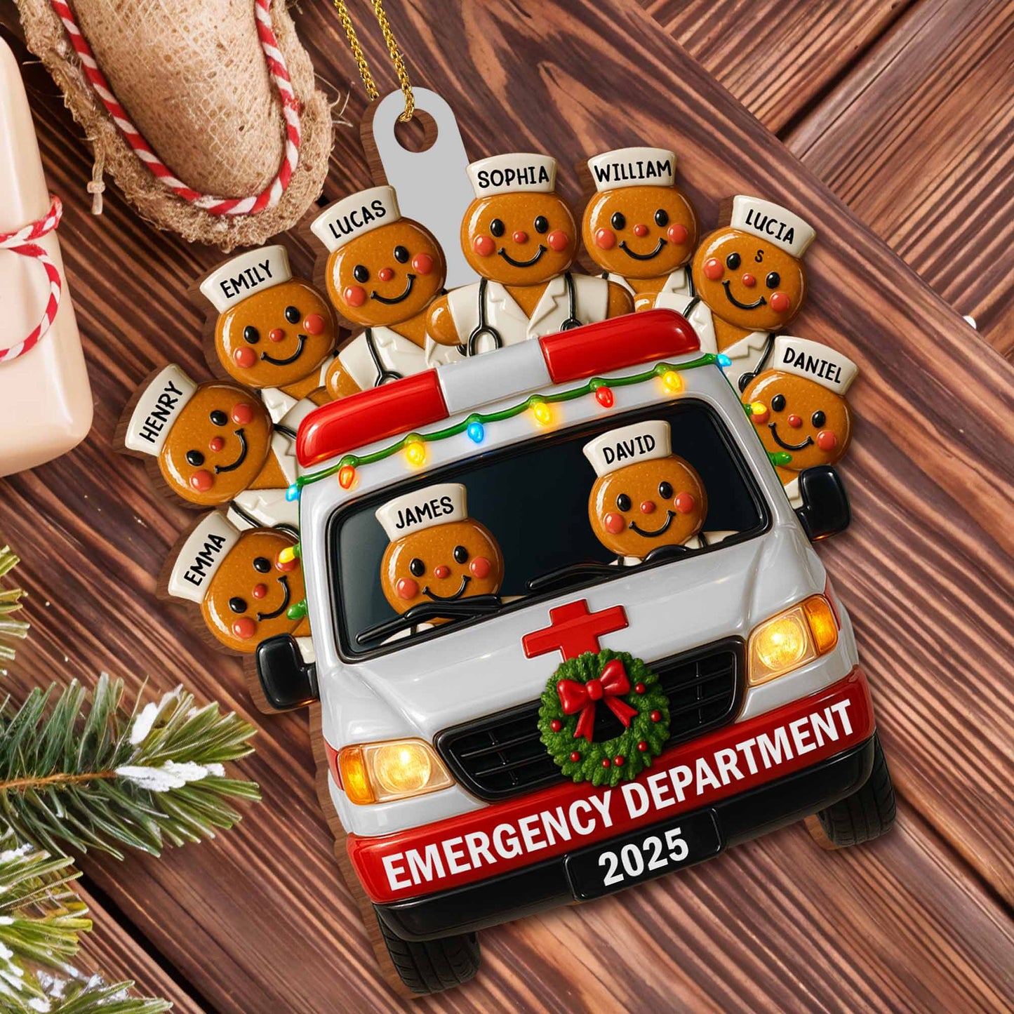 Celebrate Your Emergency Department Team Holiday Ambulance