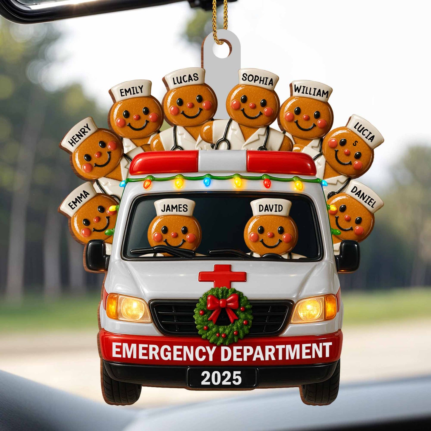 Celebrate Your Emergency Department Team Holiday Ambulance