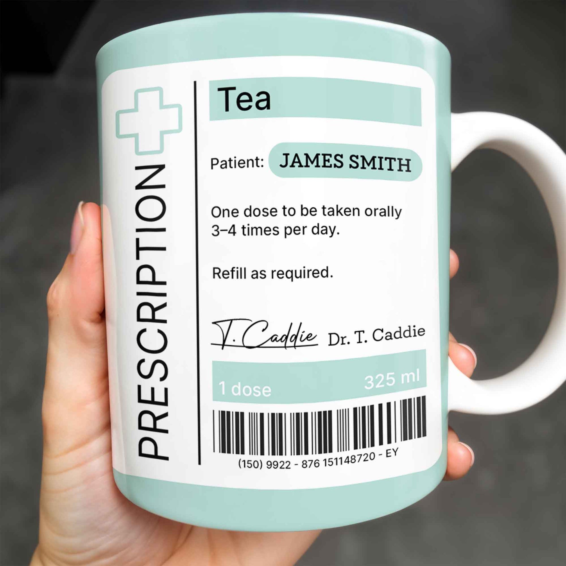 Prescription Tea, One Dose To Be Taken 3-4 Times Per Day