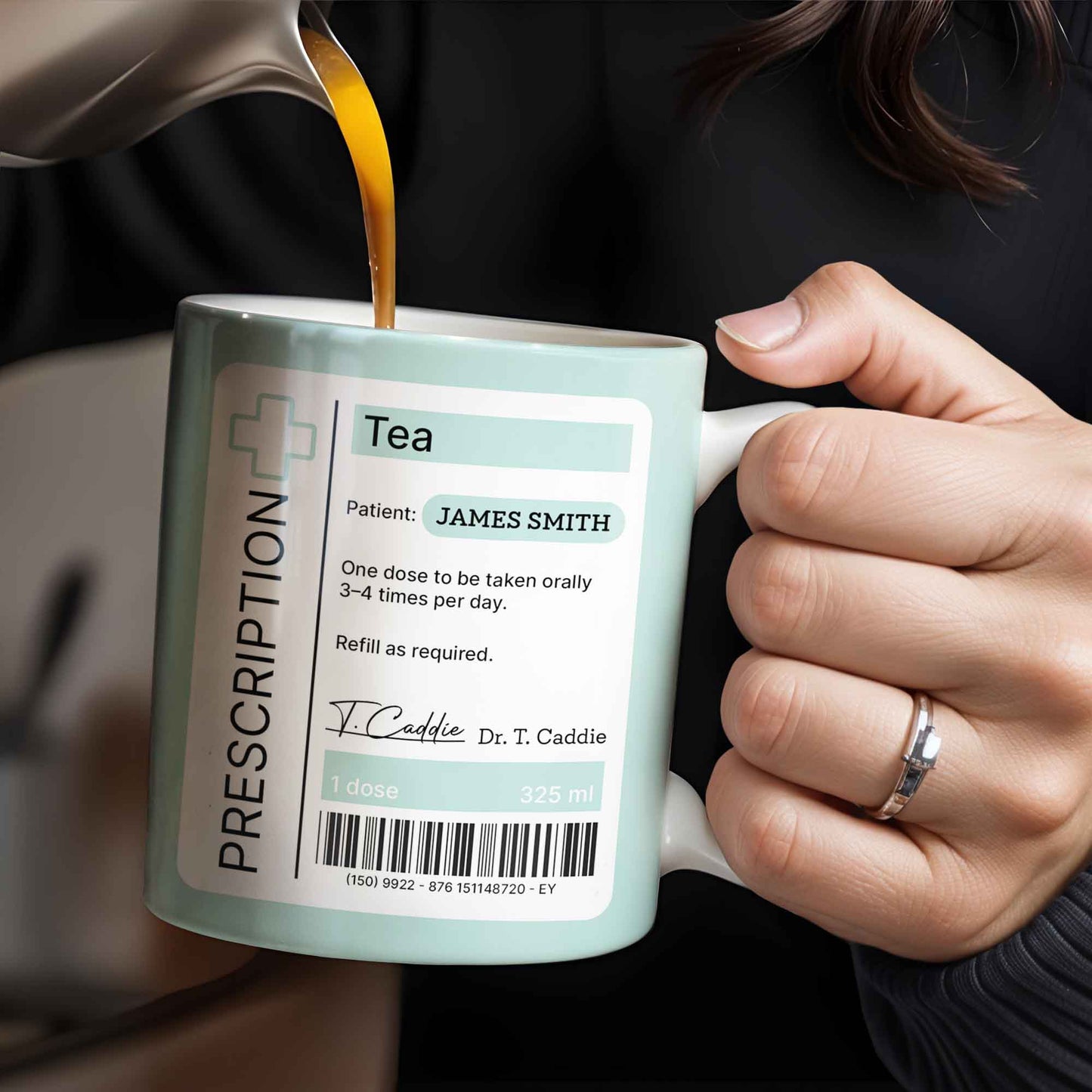Prescription Tea, One Dose To Be Taken 3-4 Times Per Day