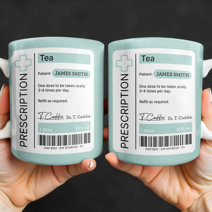 Prescription Tea, One Dose To Be Taken 3-4 Times Per Day