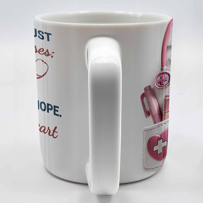 You Restore Hope, Medical Tools And Heart Design - Personalized Custom Coffee Mug - DOC039_MG