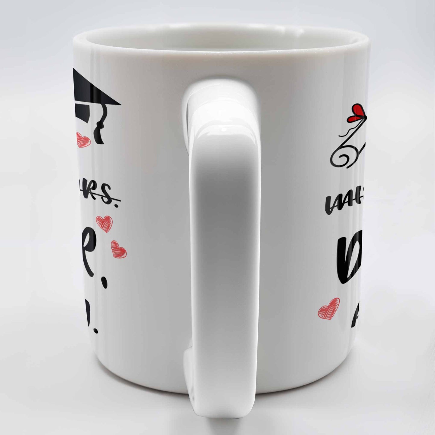 It's Miss Doctor Actually With Graduation Cap and Hearts