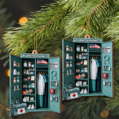 Wilmington Pharmacy Medical Cabinet With Doctor's Essentials