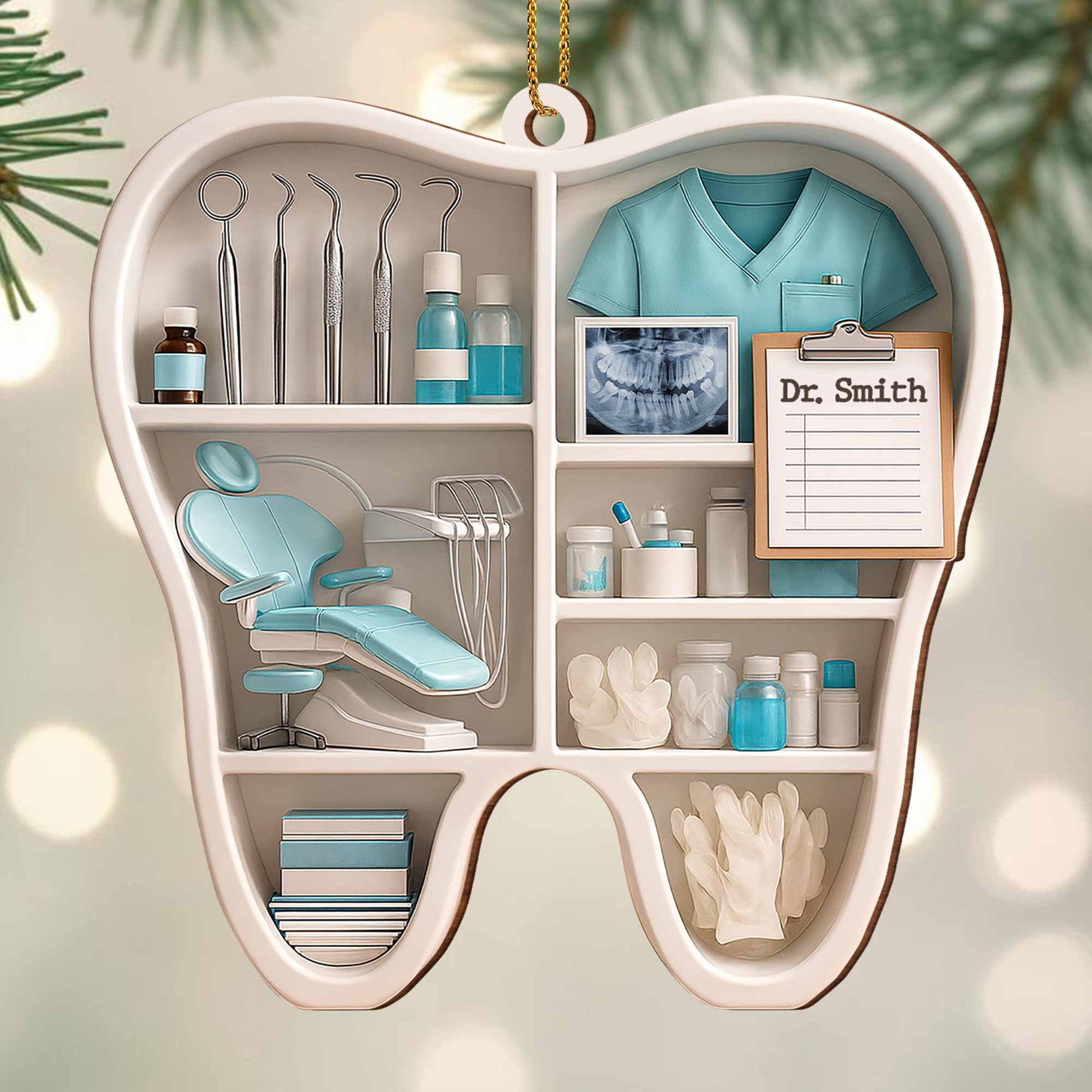 Celebrate A Special Dentist With A Customized Ornament