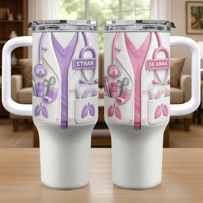 Customize This Sleek Tumbler With Straw