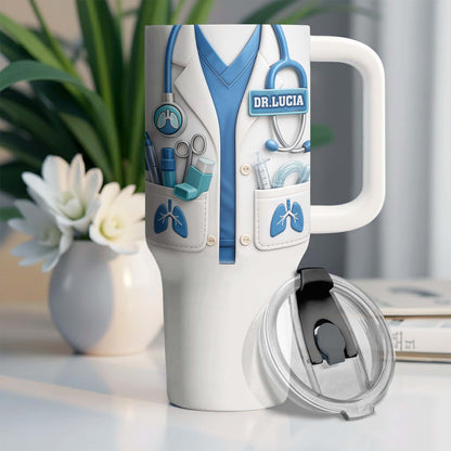 Customize This Sleek Tumbler With Straw