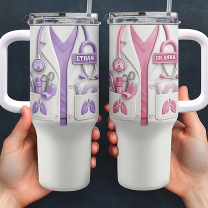 Customize This Sleek Tumbler With Straw