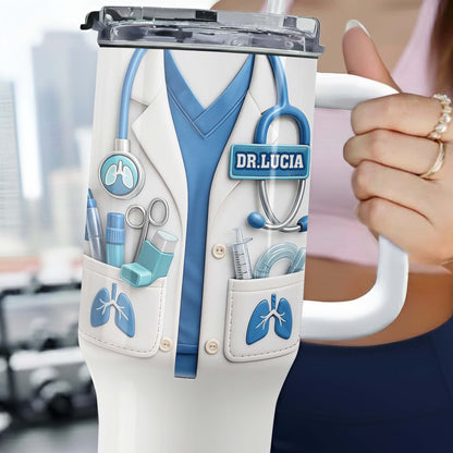 Customize This Sleek Tumbler With Straw