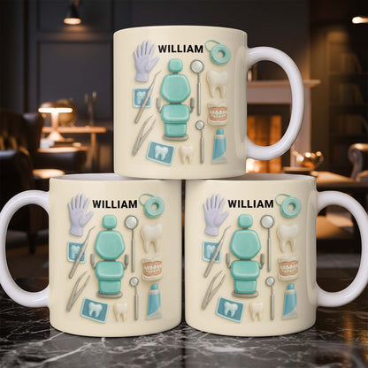 Customizable Name Dental Essentials Mug