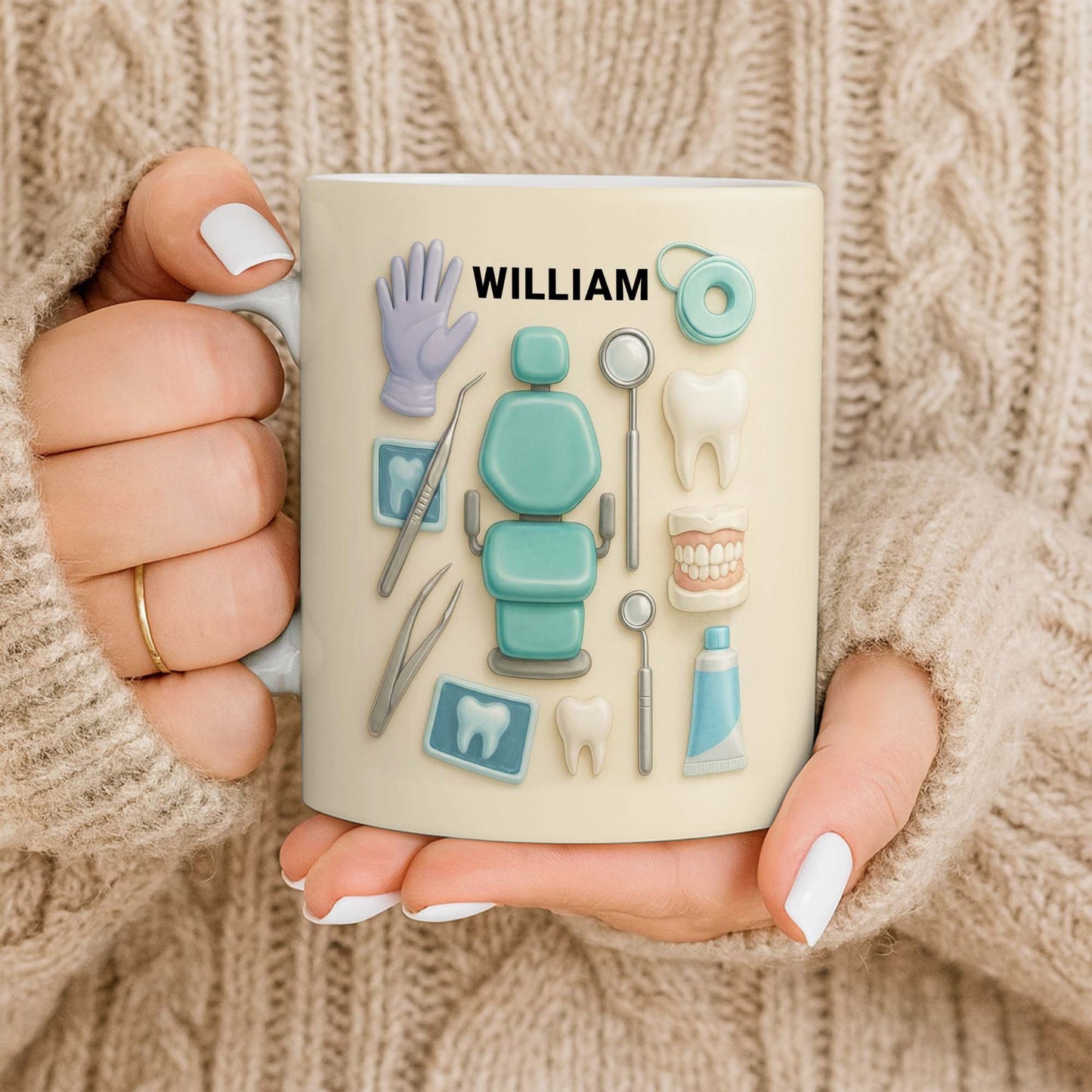 Customizable Name Dental Essentials Mug