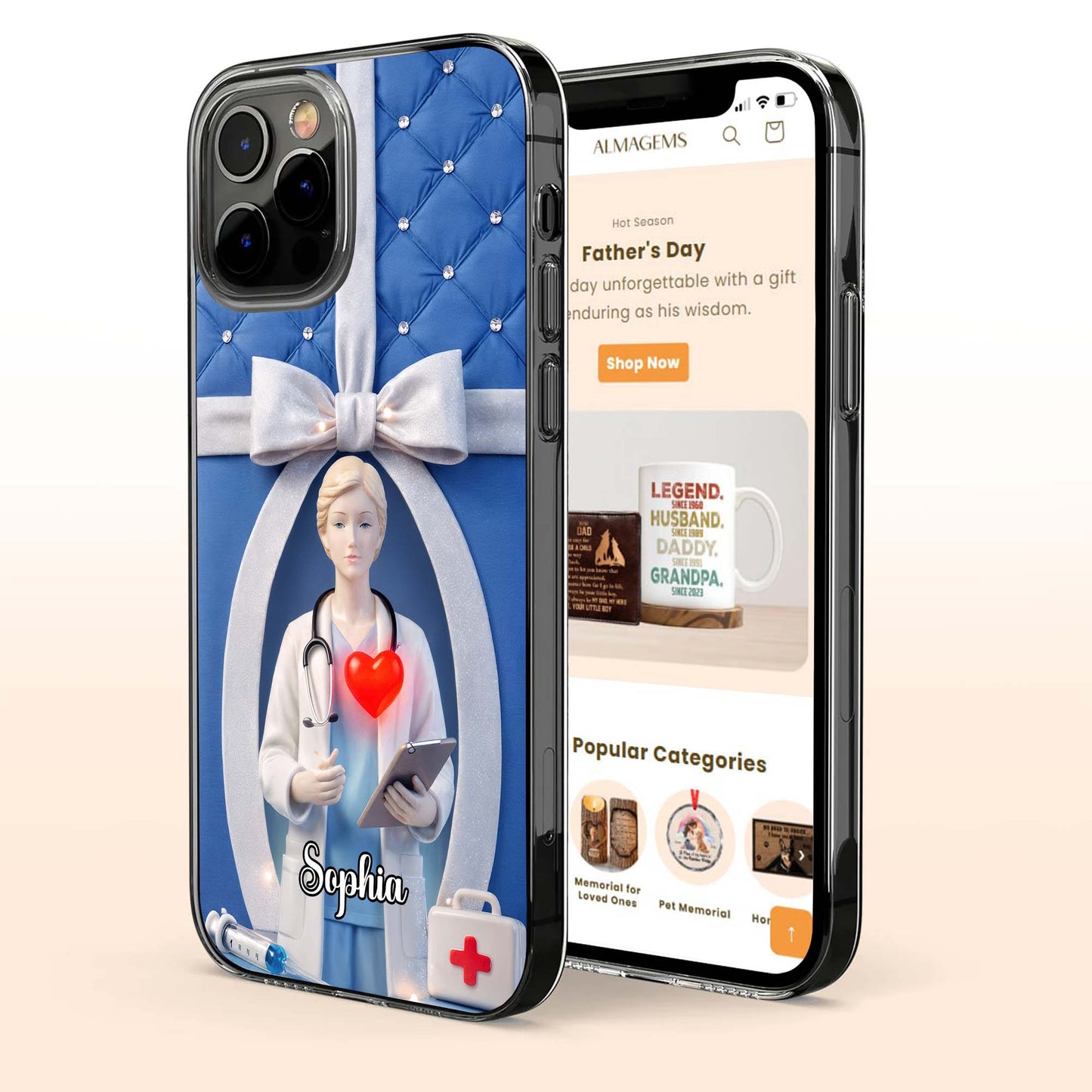 Healthcare Professional With Heart And Medical Tools