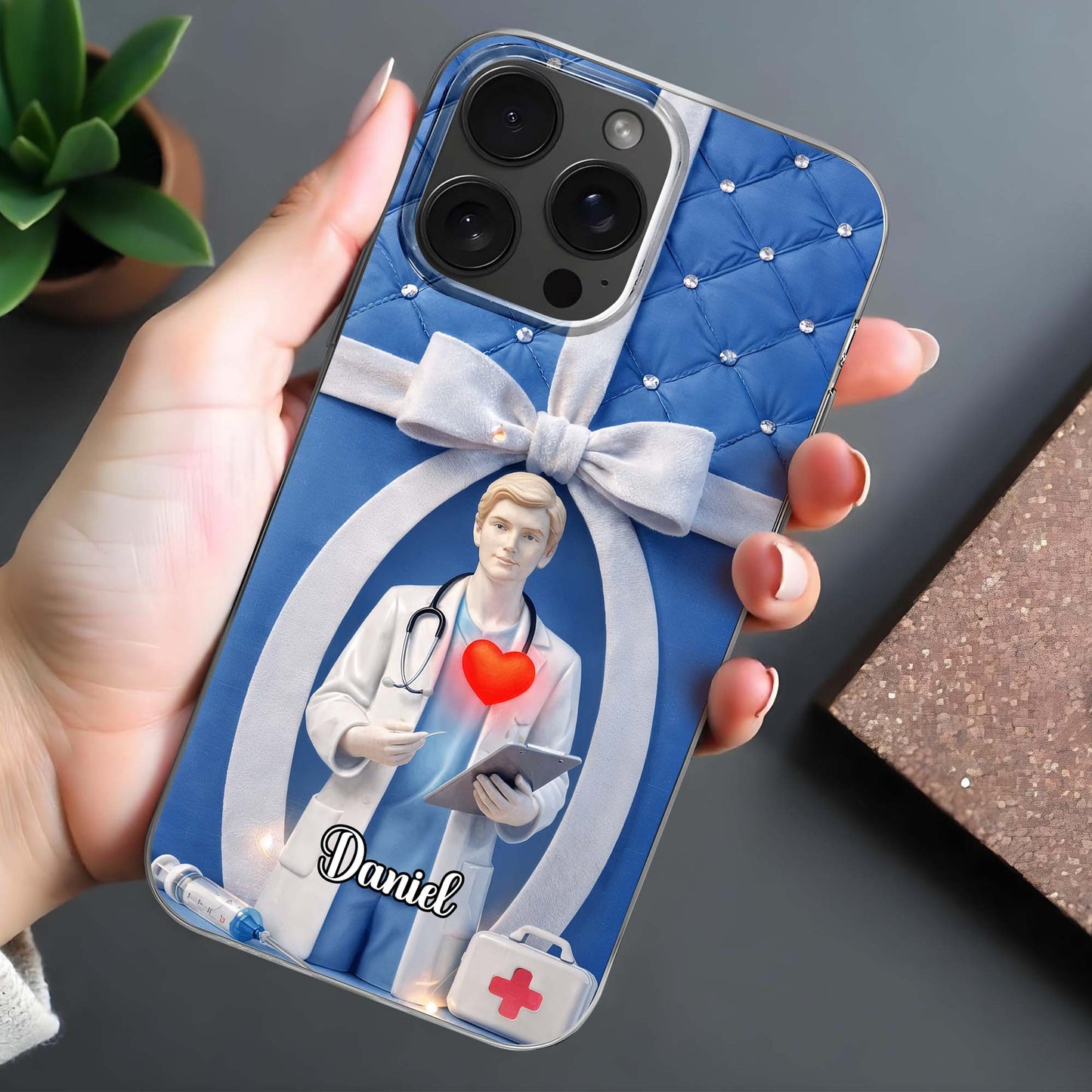 Healthcare Professional With Heart And Medical Tools