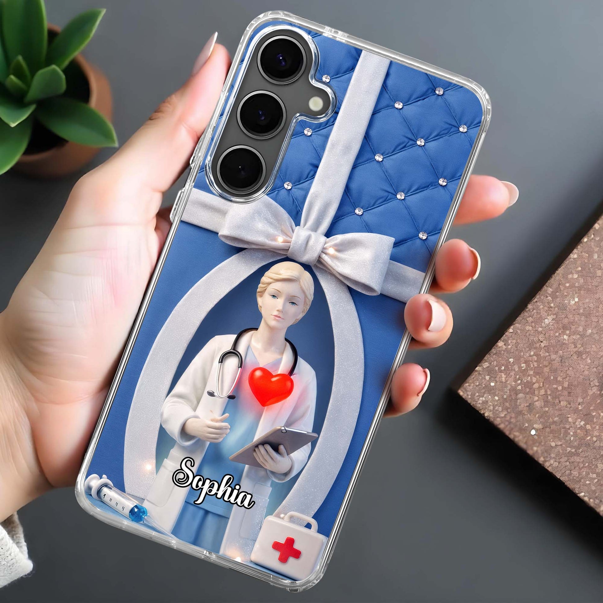 Healthcare Professional With Heart And Medical Tools