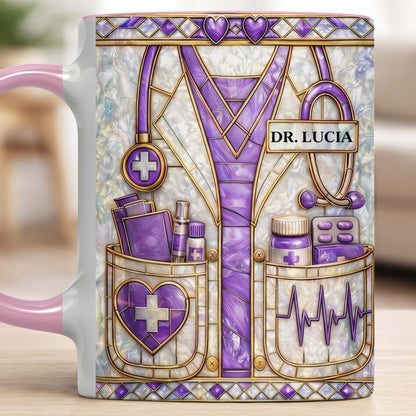 Celebrate Our Healthcare Heroes Stethoscope and Medical Scrubs Design