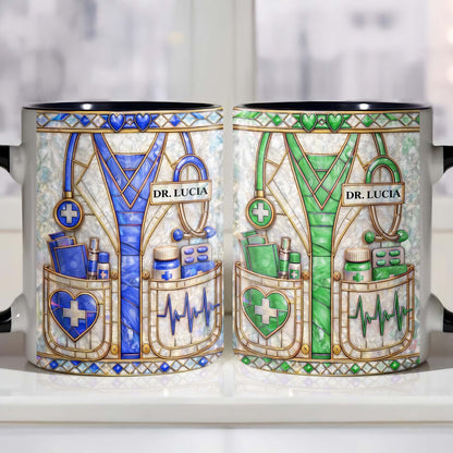 Celebrate Our Healthcare Heroes Stethoscope and Medical Scrubs Design