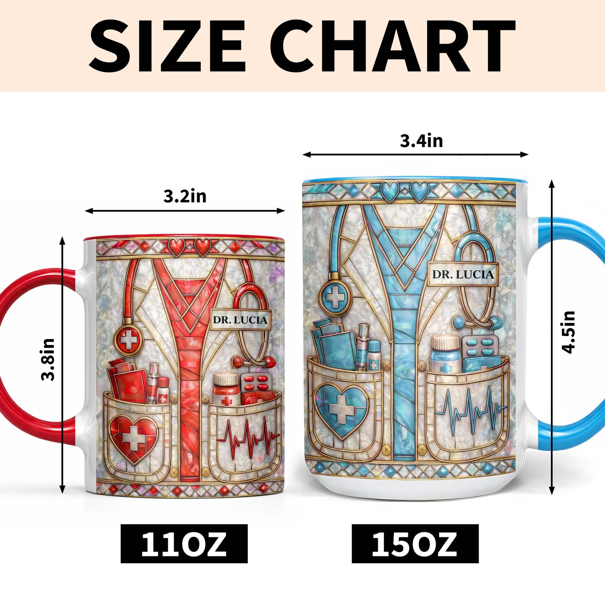 Celebrate Our Healthcare Heroes Stethoscope and Medical Scrubs Design