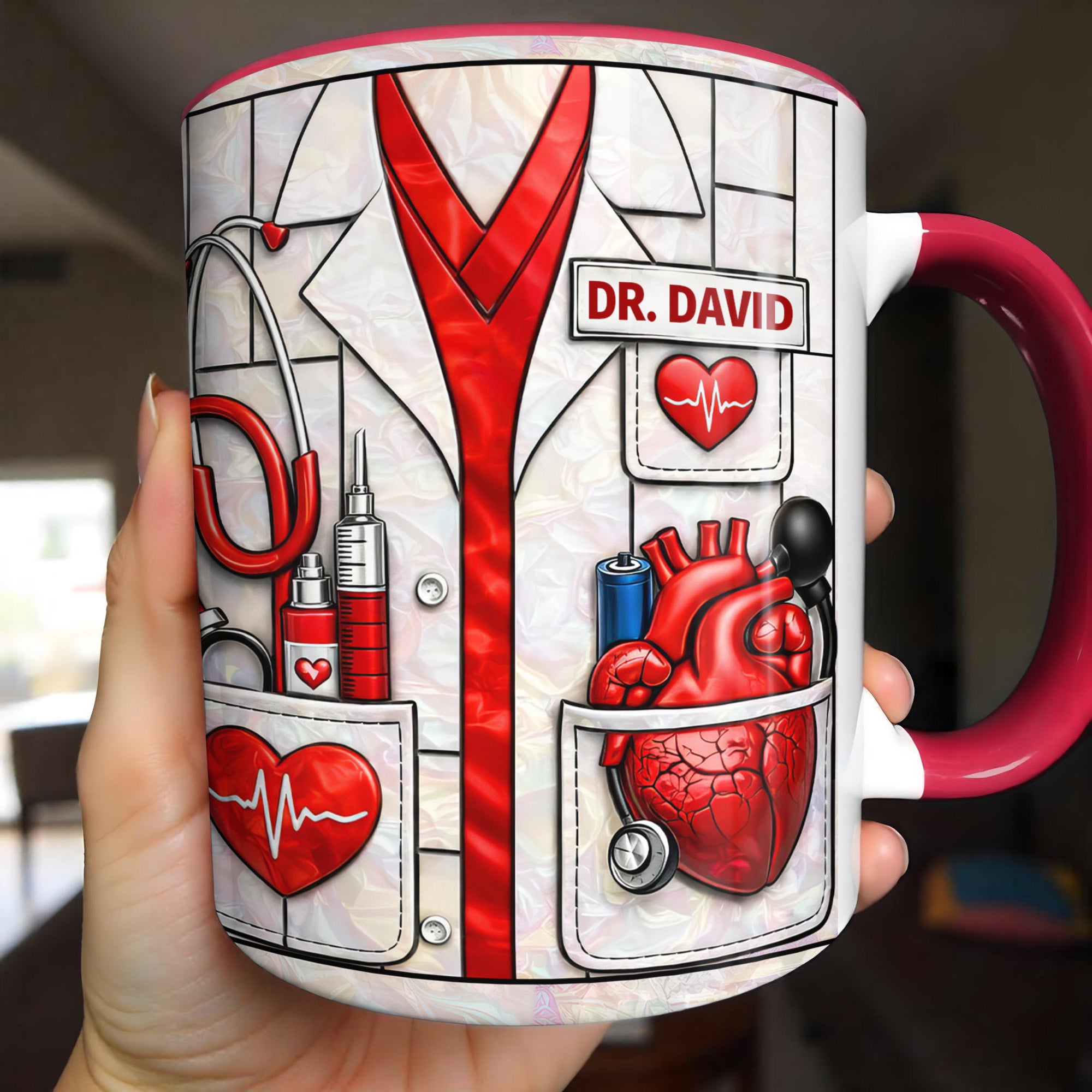 Celebrate Passion For Healthcare, Custom Accent Mug, Gift For Doctors ...