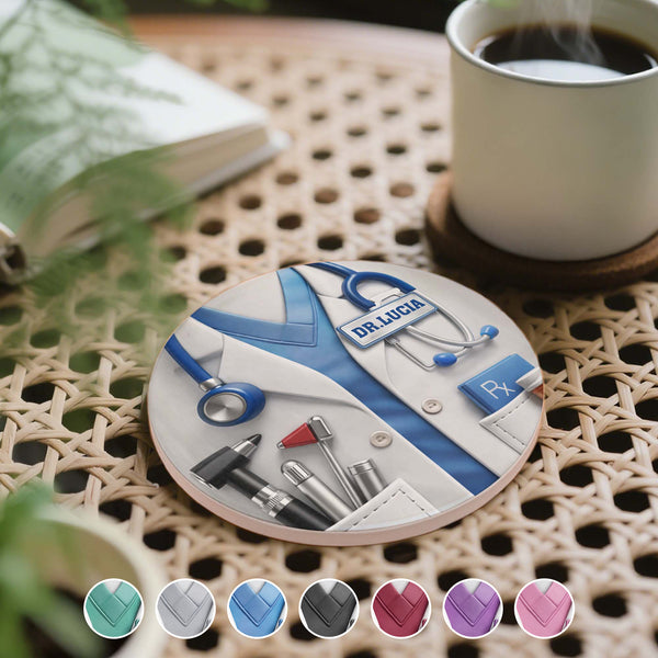 Dr. Rx Medical Lab Coat And Stethoscope Professional Design