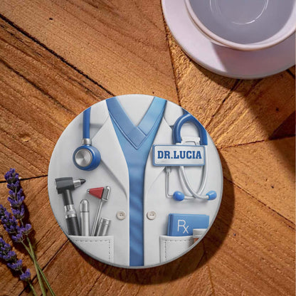 Dr. Rx Medical Lab Coat And Stethoscope Professional Design