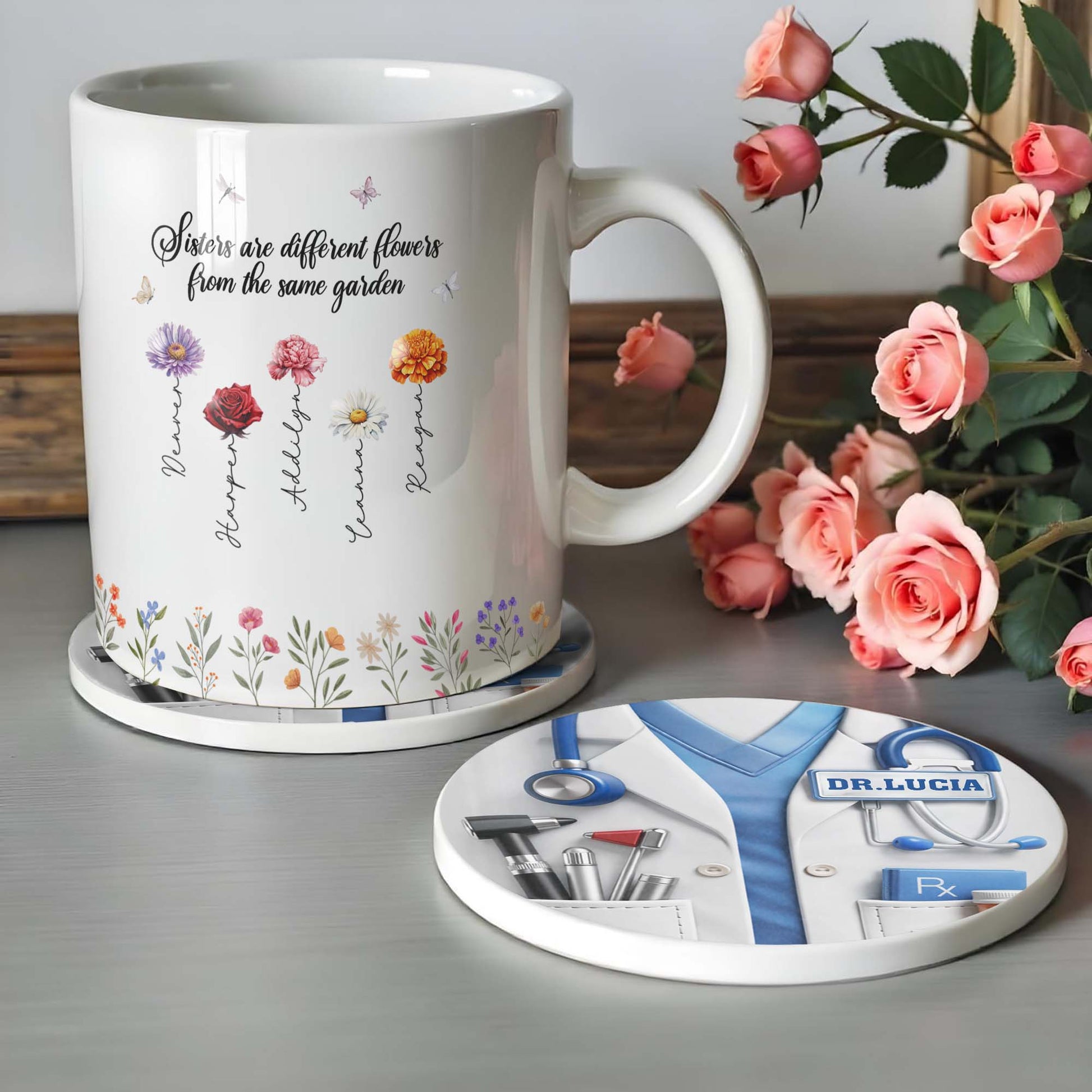 Dr. Rx Medical Lab Coat And Stethoscope Professional Design