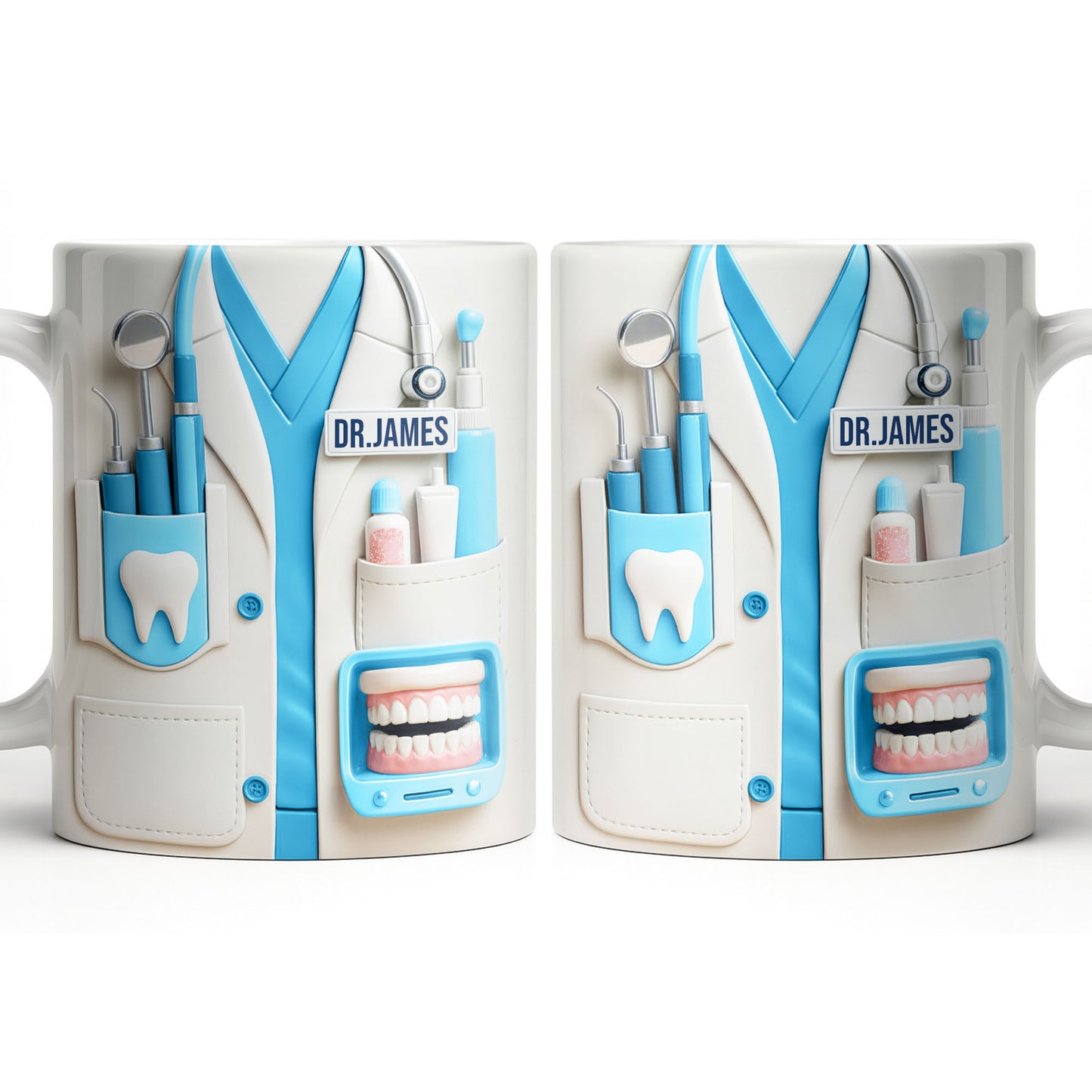 Customize With Name and Title, Dental Tools Design