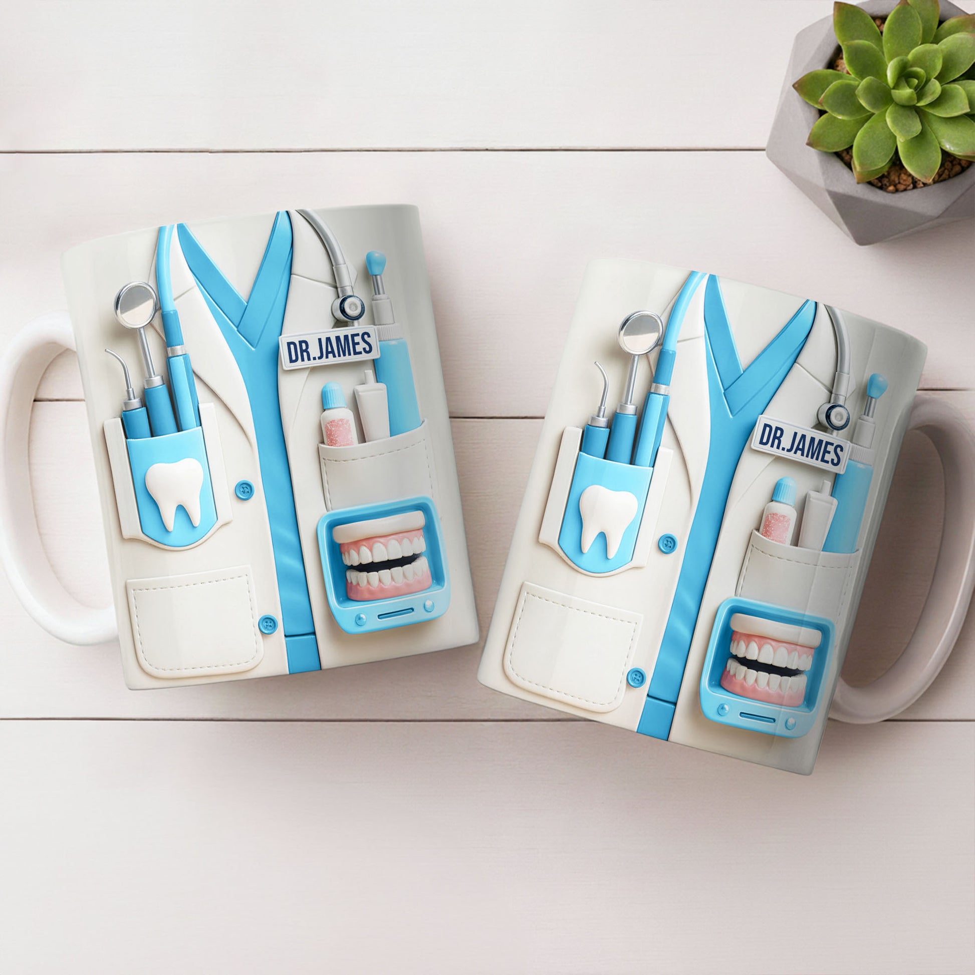 Customize With Name and Title, Dental Tools Design