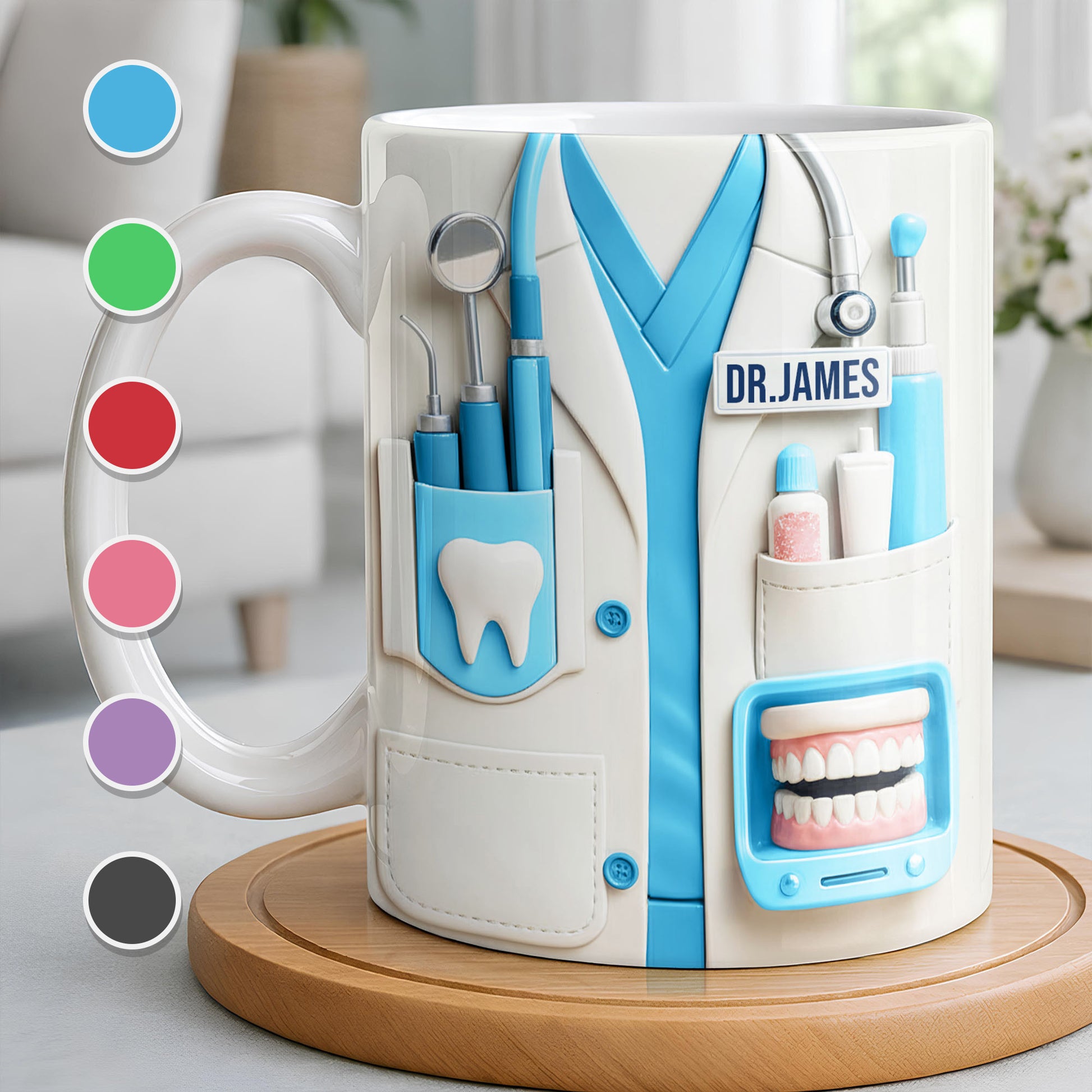 Customize With Name and Title, Dental Tools Design