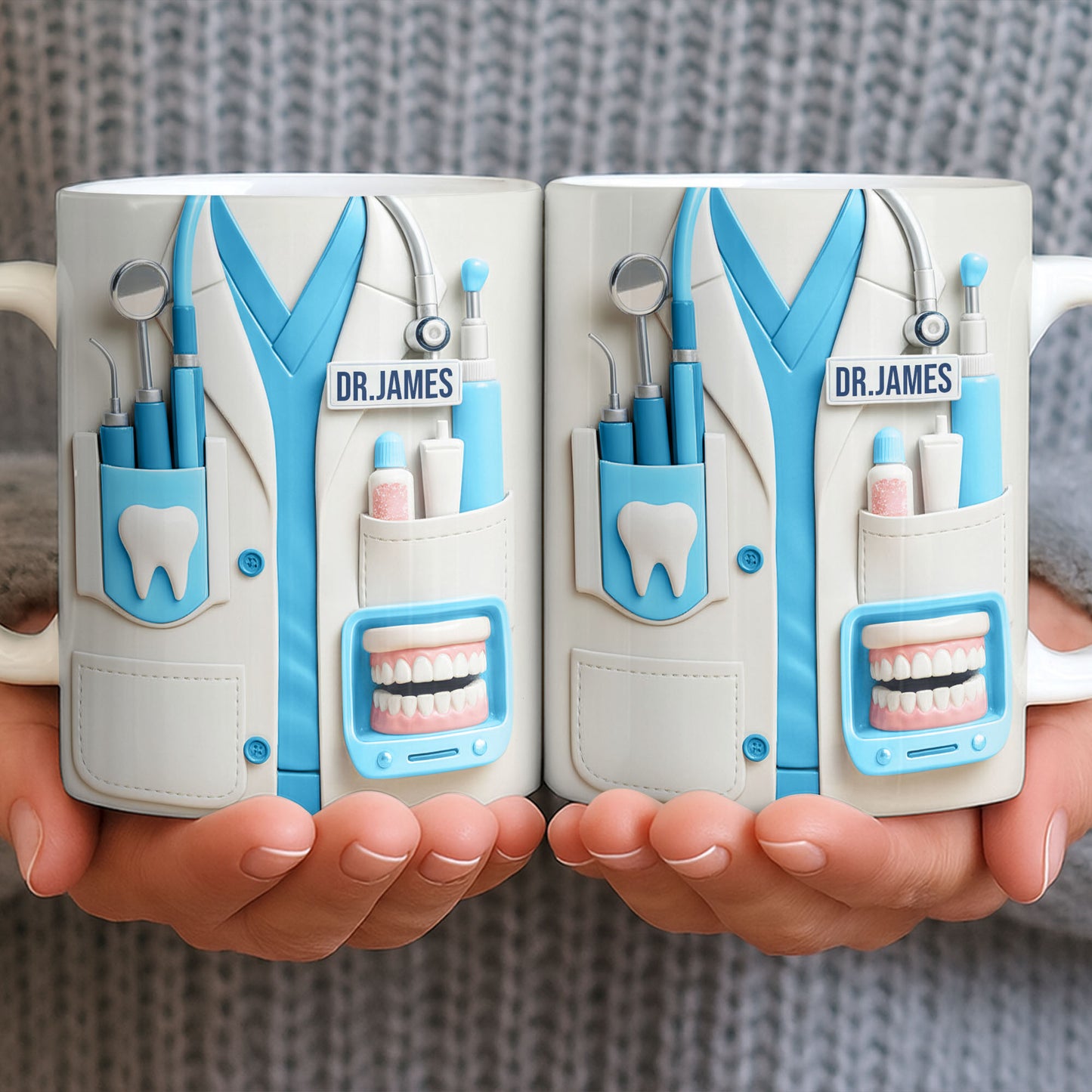 Customize With Name and Title, Dental Tools Design