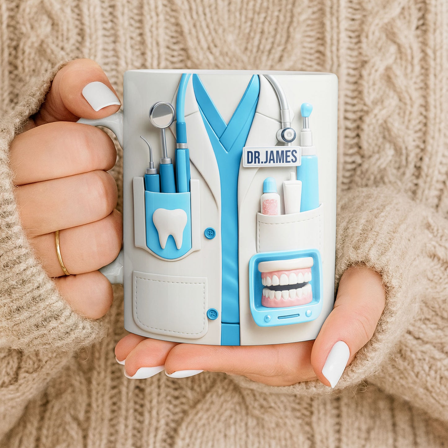 Customize With Name and Title, Dental Tools Design