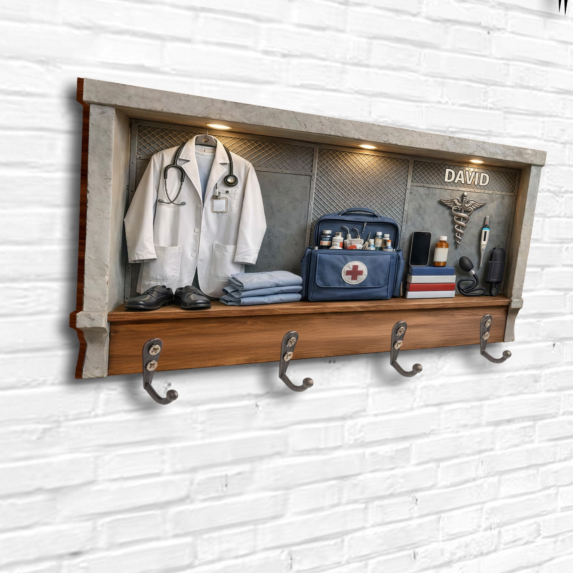 Saving Lives And Providing Care With Medical Coat And Caduceus