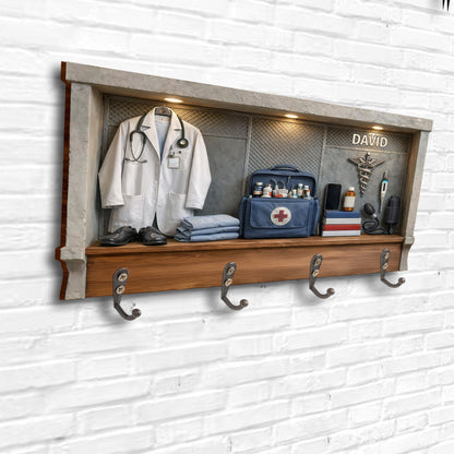 Saving Lives And Providing Care With Medical Coat And Caduceus